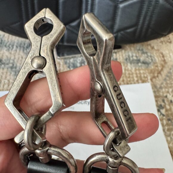 GUCCI DIONYSUS HOBO MATELASSE BLACK SHOULDER HORSEBIT BAG - Picture 10 of 11